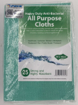 CLOTH H/DUTY ALL-PURPOSE GREEN Antibacterial