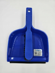 DUSTPAN & BRUSH SET - BLUE (SOFT BRISTLE)