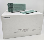 HAND TOWEL - C.FOLD GREEN 1PLY