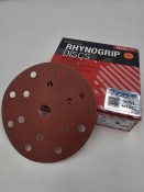 SANDING DISC VELCRO 150mm1200G REDLINE