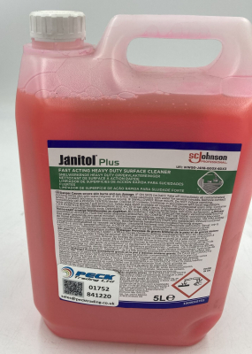 DEB JANITOL PLUS (5LTR) HEAVY DUTY SURFACE DEGREASER